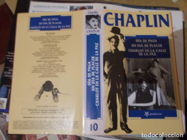 Cine: CHAPLIN PARA VHS O BETA ,, SOLO PORTADA A&Ntilde;OS 80 90