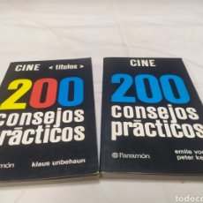 Cine: CINE 200 CONSEJOS PRÁCTICOS Y TÍTULOS. EDITORIAL PARRAMON, 1980 Y 1981. Lote 361220120