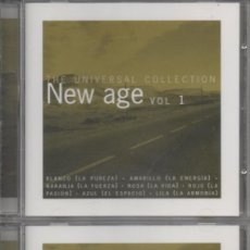 Cine: CD E00097: CD MÚSICA, 2 CDS THE UNIVERSAL COLLECTION NEW AGE. Lote 363124585