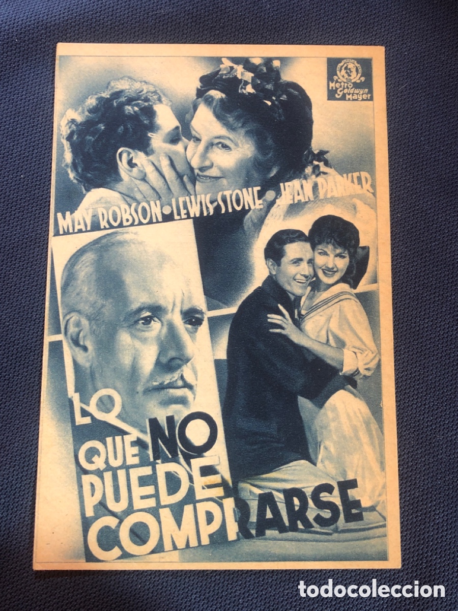 Cine: PROGRAMA DE CINE MANO LO QUE NO PUEDE COMPRARSE ( ROBSON STONE PARKER) - Foto 1