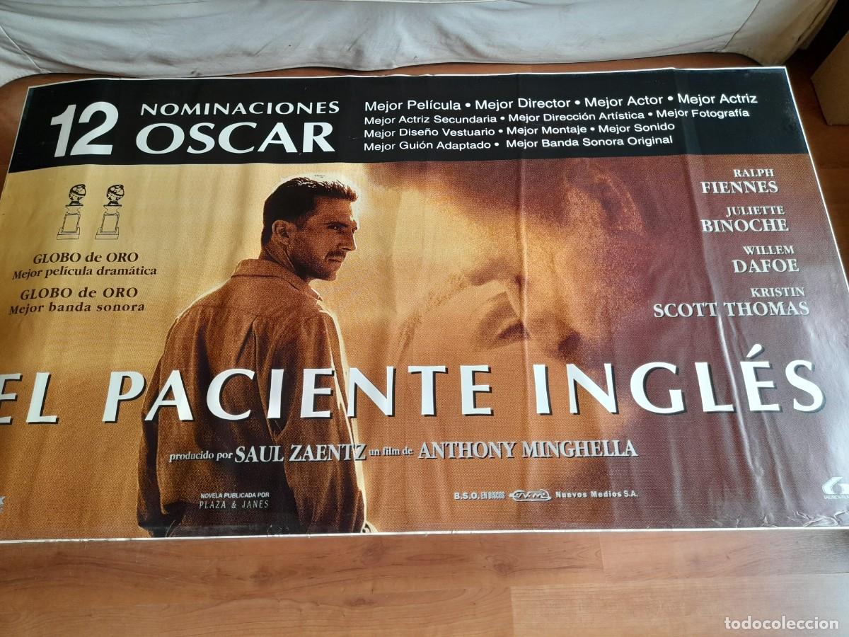 Cinema: Pegatina original en vinilo El Paciente Ingles - Lauren 1996 - Ralph Fiennes,Kristin Scott Thomas