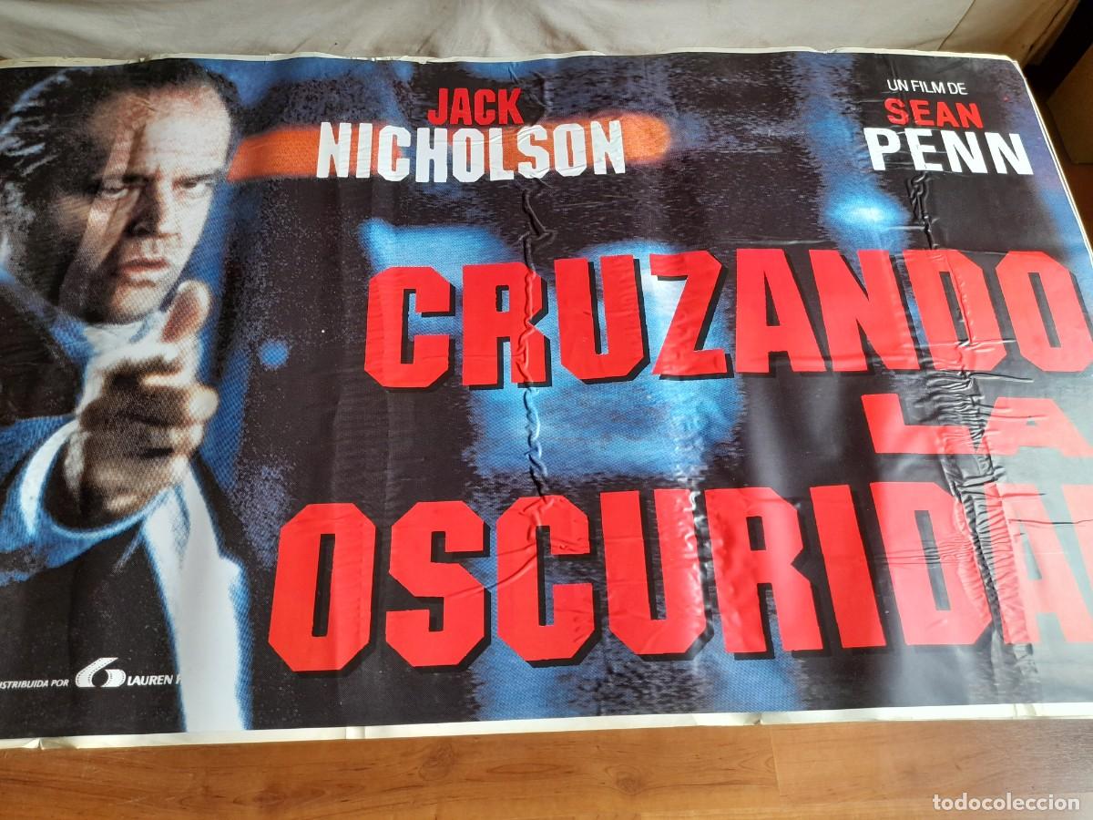 Cin&eacute;ma: Pegatina original en vinilo Cruzando la oscuridad - Lauren 1995 - Jack Nicholson
