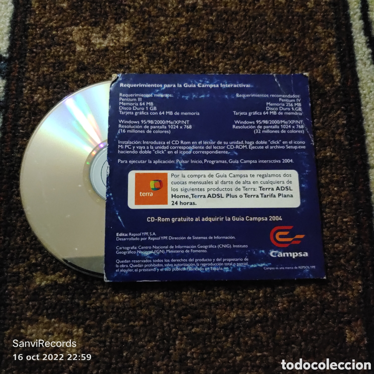 Cine: CD GUIA CAMPSA 2004 ESPA&Ntilde;A - Foto 2