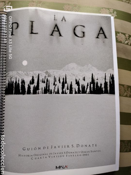 Cine: Gui&oacute;n de la pel&iacute;cula la Plaga gui&oacute;n de Javier S Donate