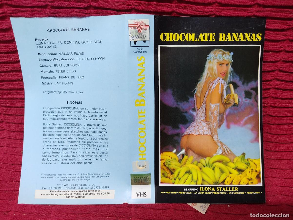 Cinema: CARATULA CICCIOLINA--- Chocolate y Bananas (1986) - Ricardo Schicci Ilona Staller Cicciolina