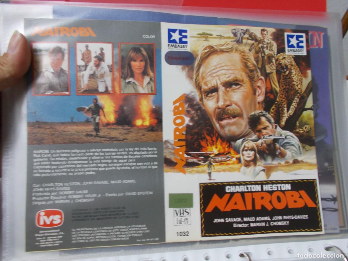 Cinema: NAIROBI &acute;CARATULA ORIGINAL DE VIDEO CLUB &acute;SOLO CARATULA &acute;''''