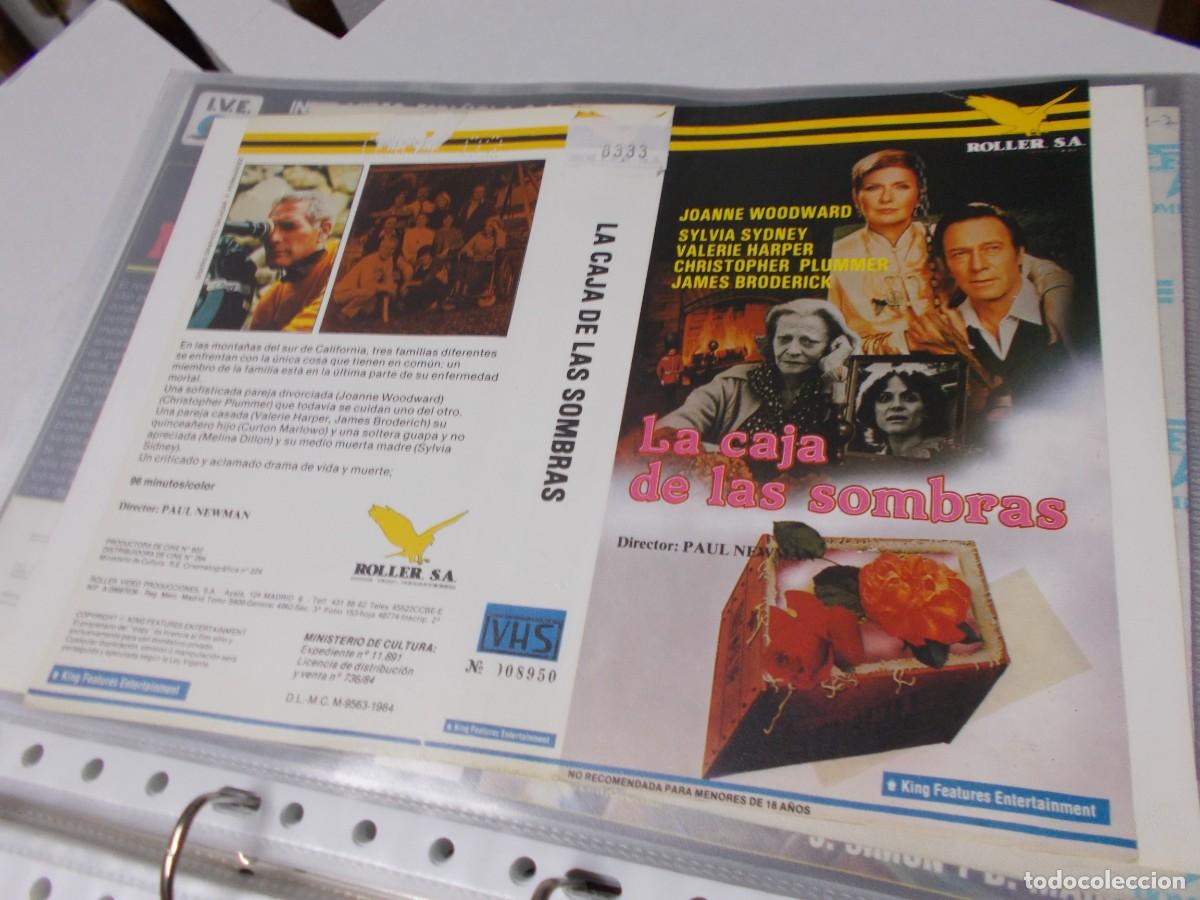 Cinema: LA CAJA DE LAS SOMBRAS&acute;CARATULA ORIGINAL DE VIDEO CLUB &acute;SOLO CARATULA &acute;''''