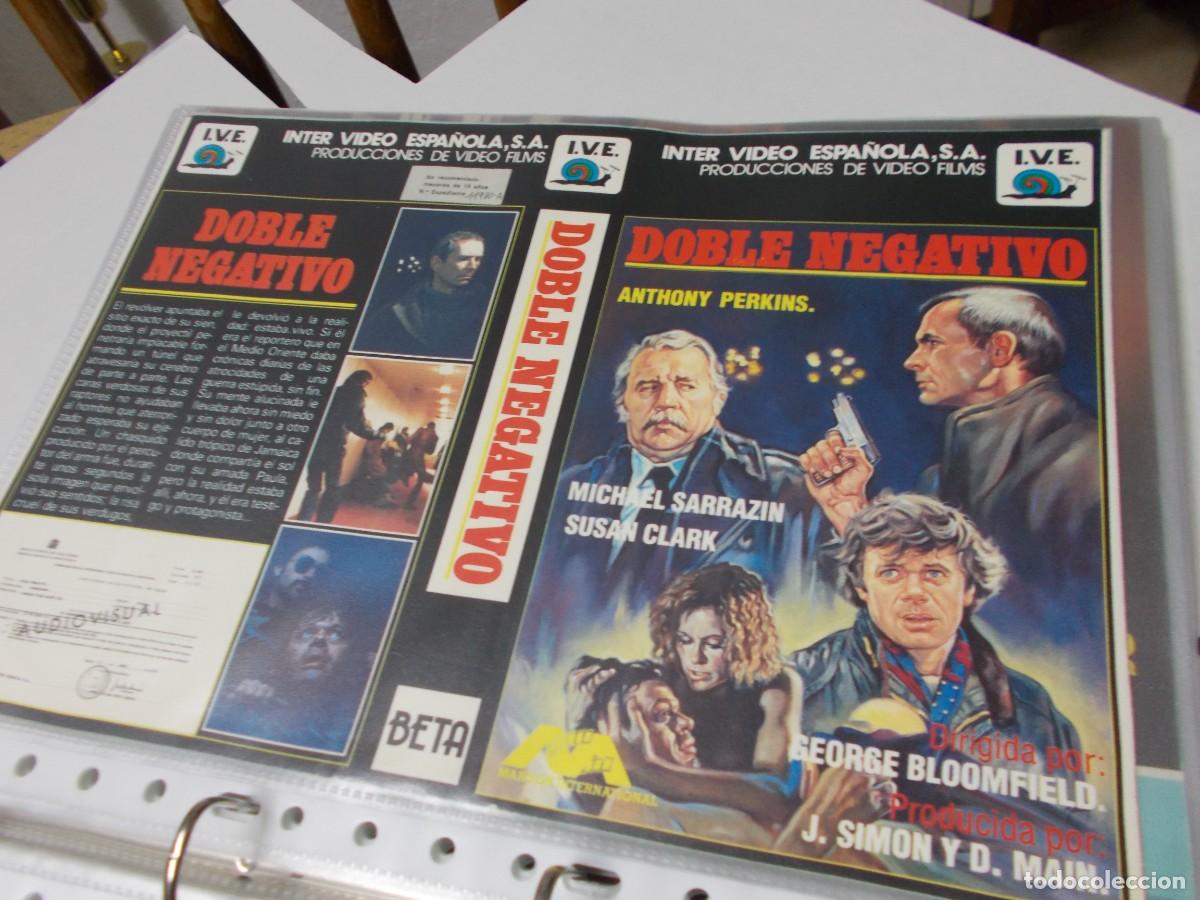Cinema: DOBLE NEGATIVO &acute;CARATULA ORIGINAL DE VIDEO CLUB &acute;SOLO CARATULA &acute;''''