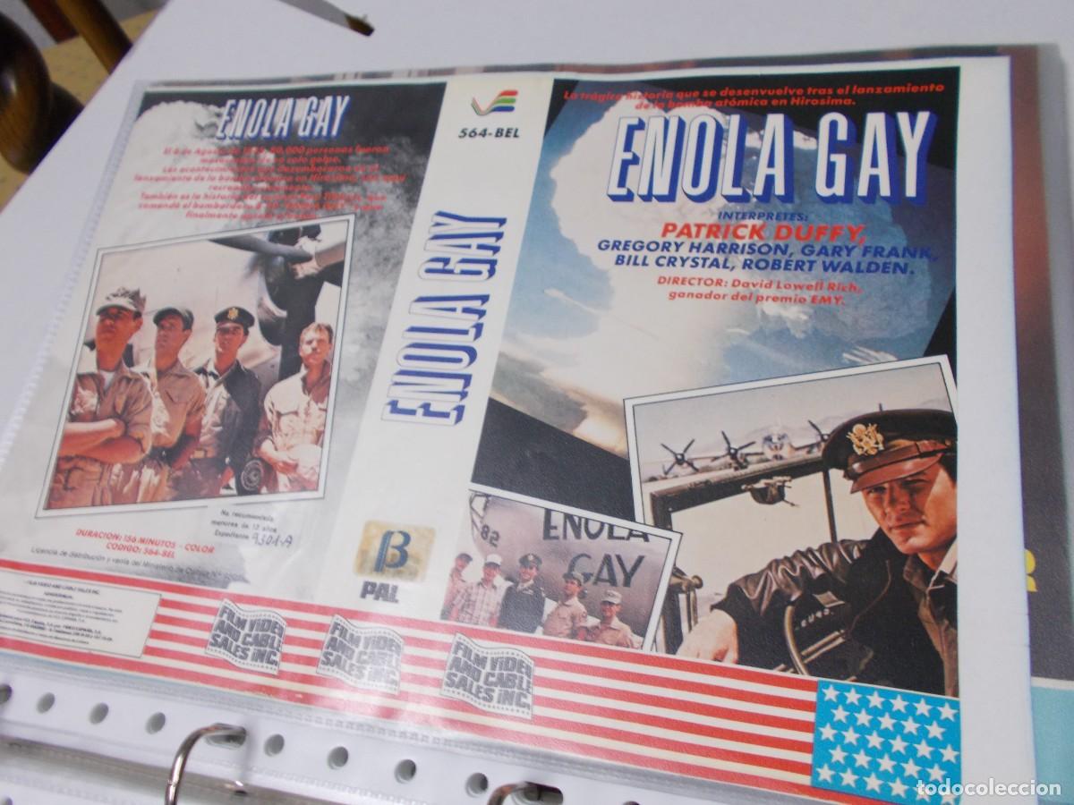 Cinema: ENOLA GAY &acute;CARATULA ORIGINAL DE VIDEO CLUB &acute;SOLO CARATULA &acute;''''