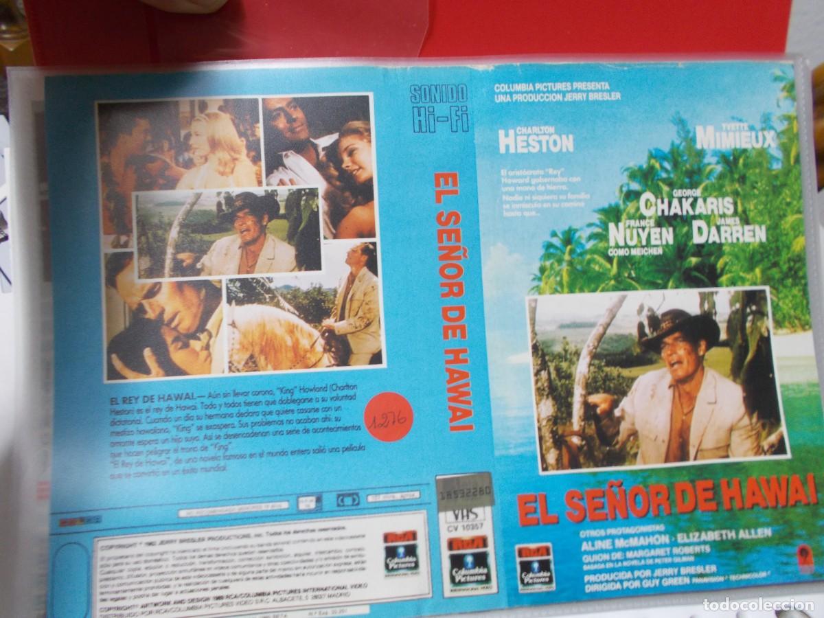 Cinema: EL SE&Ntilde;OR DE HAWAI &acute;CARATULA ORIGINAL DE VIDEO CLUB &acute;SOLO CARATULA &acute;''''