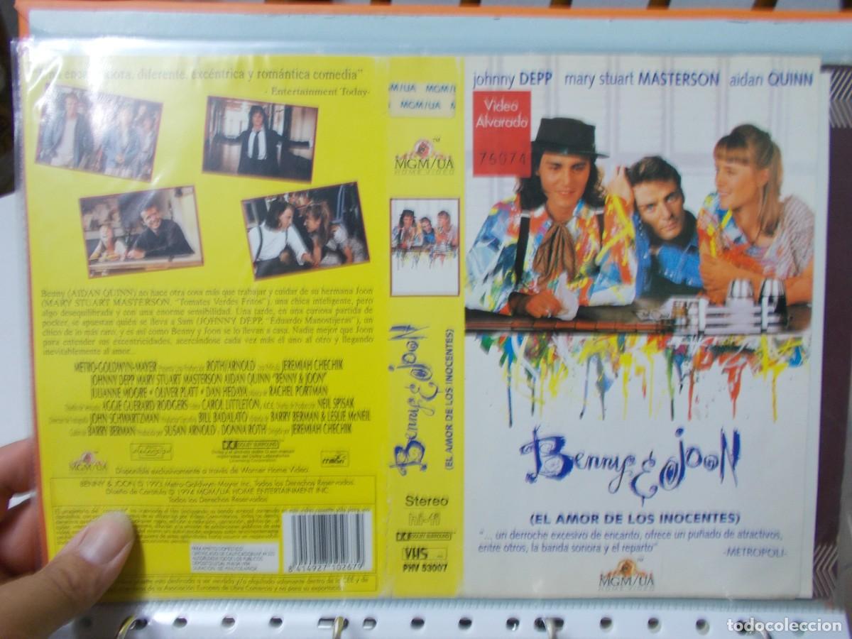 Cinema: BENNY JOON EL AMOR DE LOS INOCENTES &acute;CARATULA ORIGINAL DE VIDEO CLUB &acute;SOLO CARATULA &acute;''''
