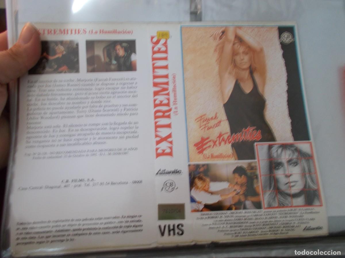 Cinema: EXTREMITIES ,LA HUMILLACION , ,,,CARATULA ORIGINAL DE VIDEO ,,,SOLO CARATULA ,,,,