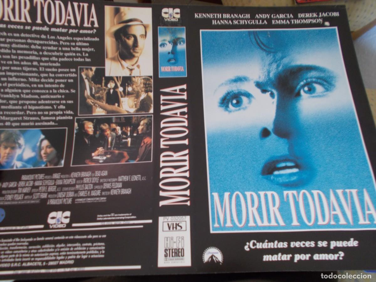 Cinema: MORIR TODAVIA ,,,CARATULA ORIGINAL DE VIDEO ,,,SOLO CARATULA ,,,,