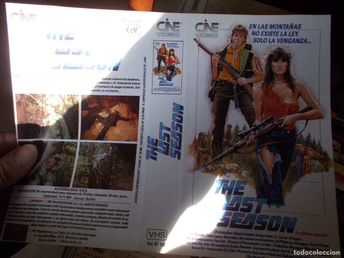 Cinema: THE LAST SEASON ,,,CARATULA ORIGINAL DE VIDEO ,,,SOLO CARATULA ,,,,