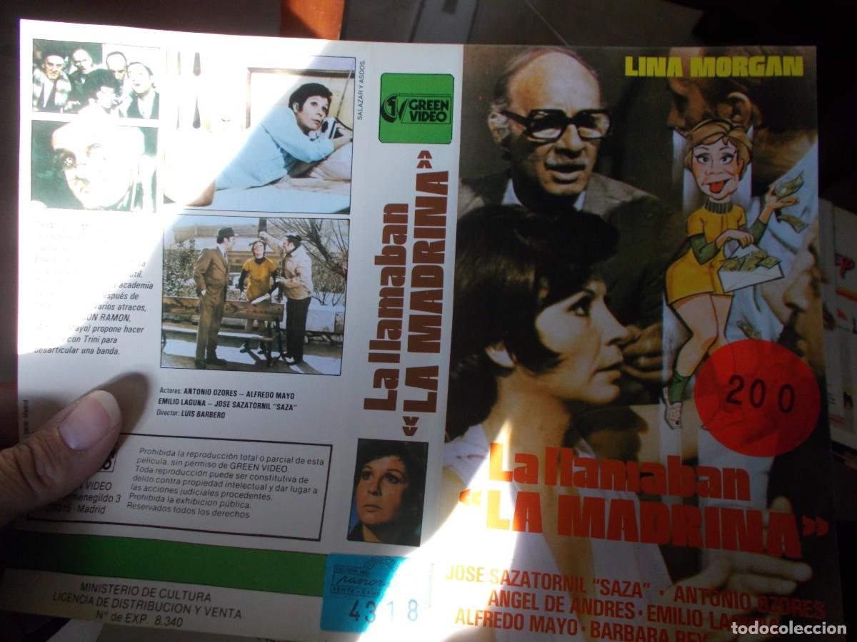 Cinema: LA LLAMABAN LA MADRINA ,,,CARATULA ORIGINAL DE VIDEO ,,,SOLO CARATULA ,,,,
