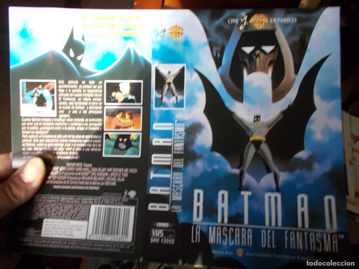 Cinema: BATMAN LA MASCARA DEL FANTASMA ,,,CARATULA ORIGINAL DE VIDEO ,,,SOLO CARATULA ,,,,