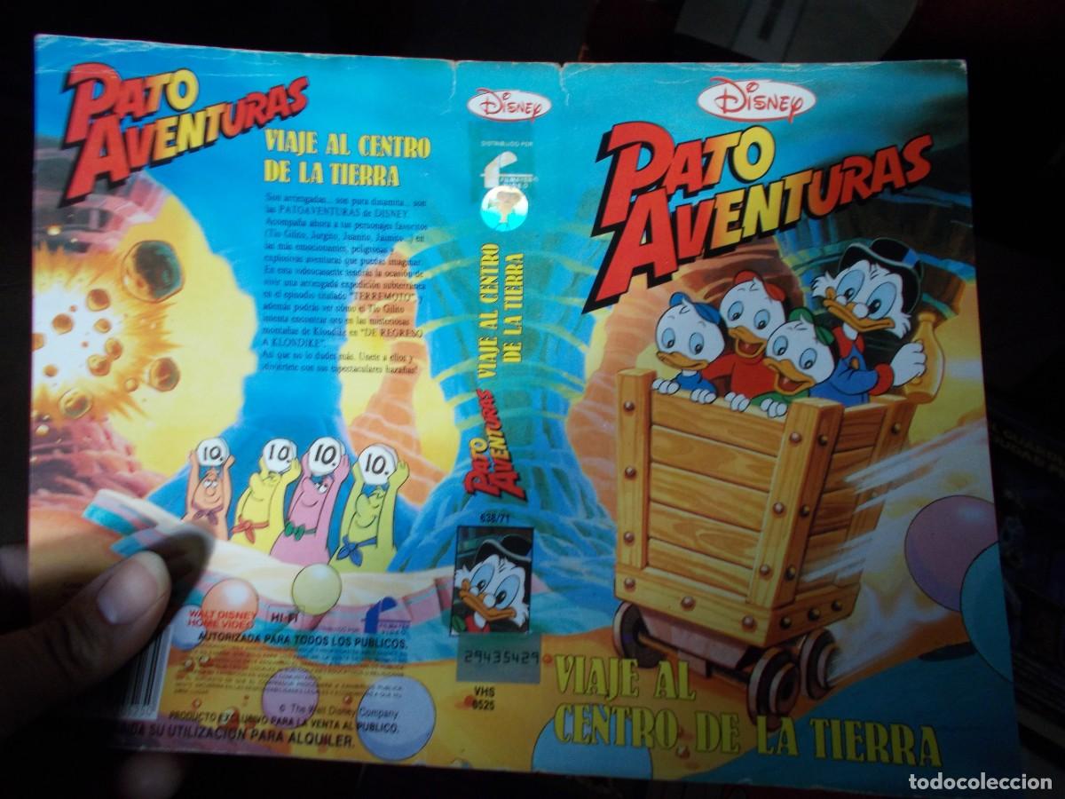 Cinema: PATO AVENTURAS VIAJE AL CENTRO ,,,CARATULA ORIGINAL DE VIDEO ,,,SOLO CARATULA ,,,,
