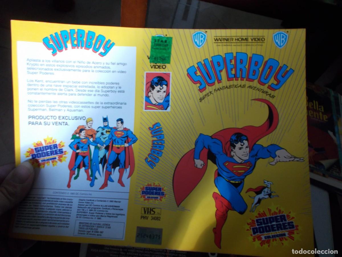 Cinema: SUPERBOY ,,,CARATULA ORIGINAL DE VIDEO ,,,SOLO CARATULA ,,,,
