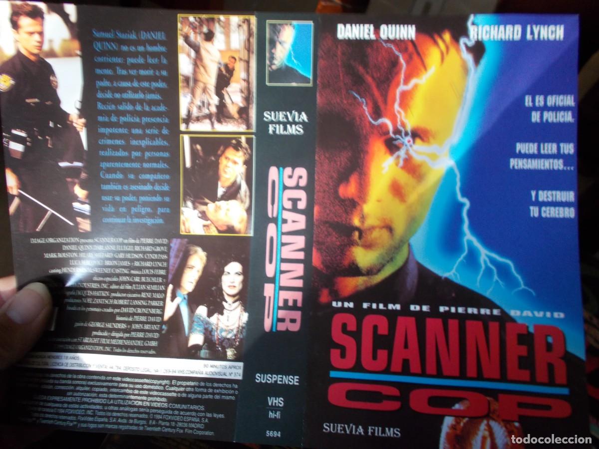 Cinema: SCANNER COP ,,,CARATULA ORIGINAL DE VIDEO ,,,SOLO CARATULA ,,,,