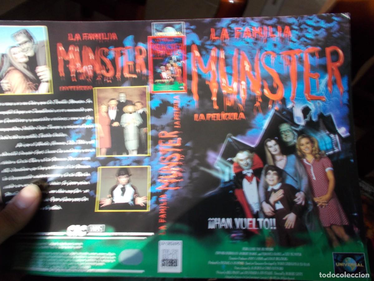 Cinema: LA FAMILIA MUNSTER LA PELICULA CAJA GRANDE ,,,CARATULA ORIGINAL DE VIDEO ,,,SOLO CARATULA ,,,,