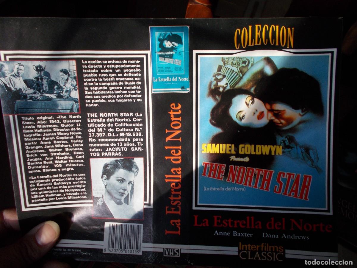 Cinema: LA ESTRELLA DEL NORTE ,,,CARATULA ORIGINAL DE VIDEO ,,,SOLO CARATULA ,,,,