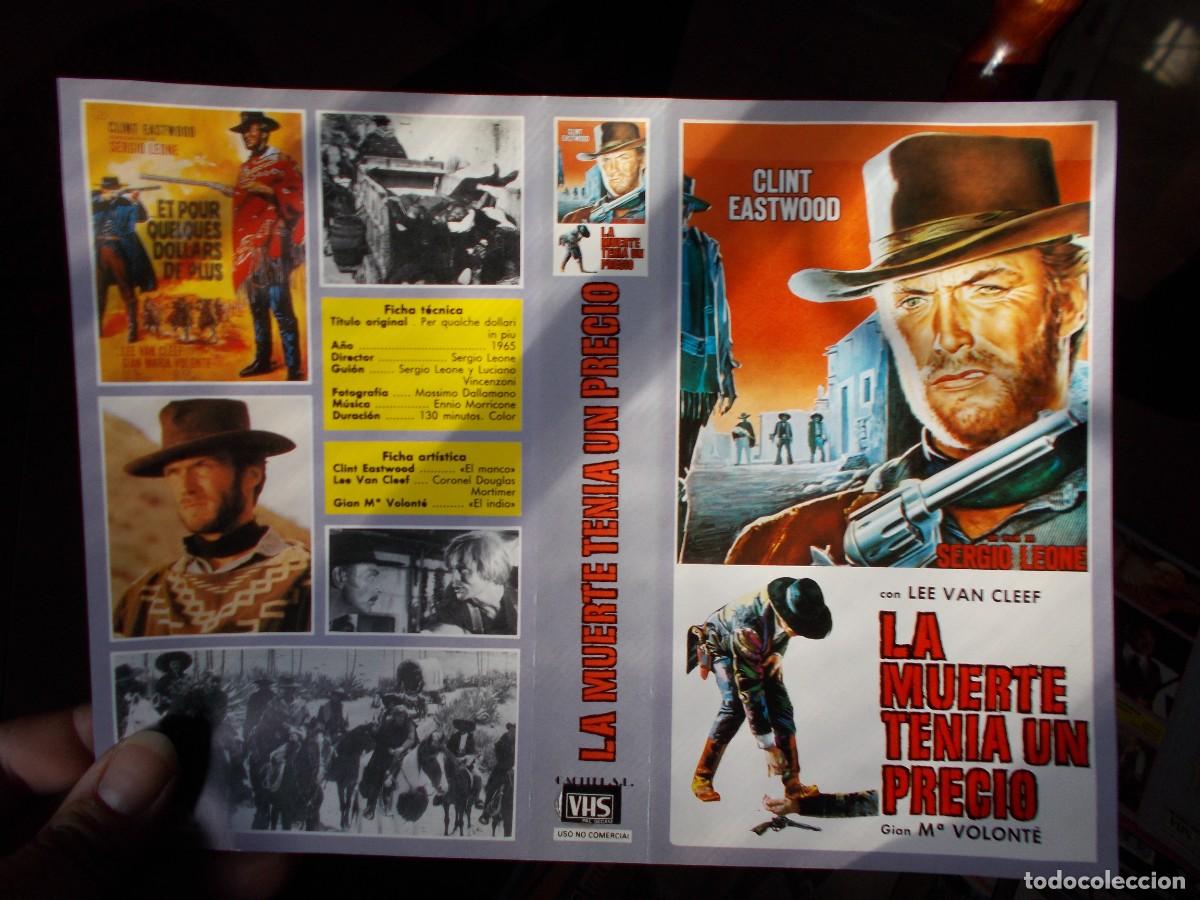 Cinema: LA MUERTE TENIA UN PRECIO ,,,CARATULA ORIGINAL DE VIDEO ,,,SOLO CARATULA ,,,,