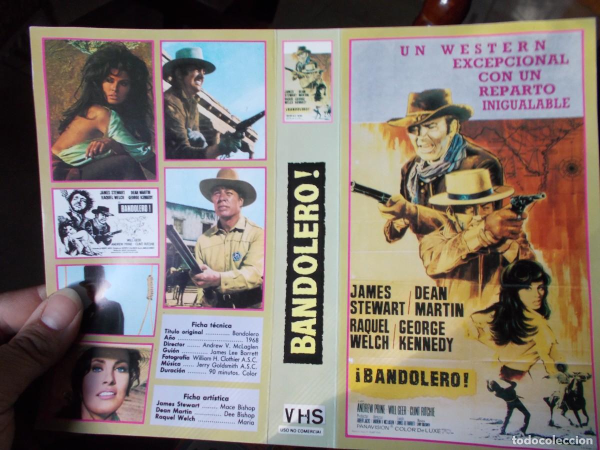 Cinema: BANDOLERO,,,CARATULA ORIGINAL DE VIDEO ,,,SOLO CARATULA ,,,,