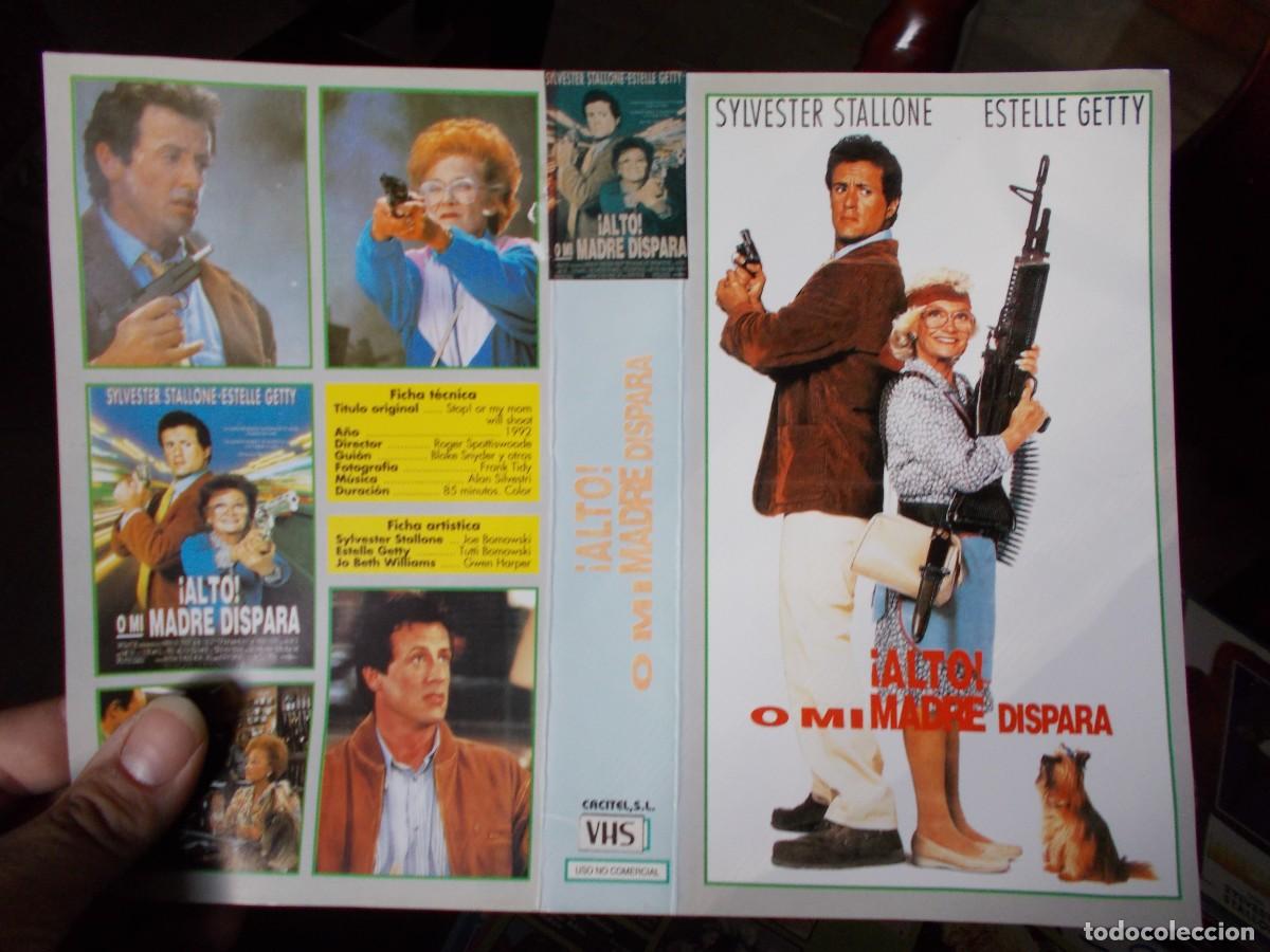 Cinema: ALTO OMI MADRE DISPARA ,,,CARATULA ORIGINAL DE VIDEO ,,,SOLO CARATULA ,,,,