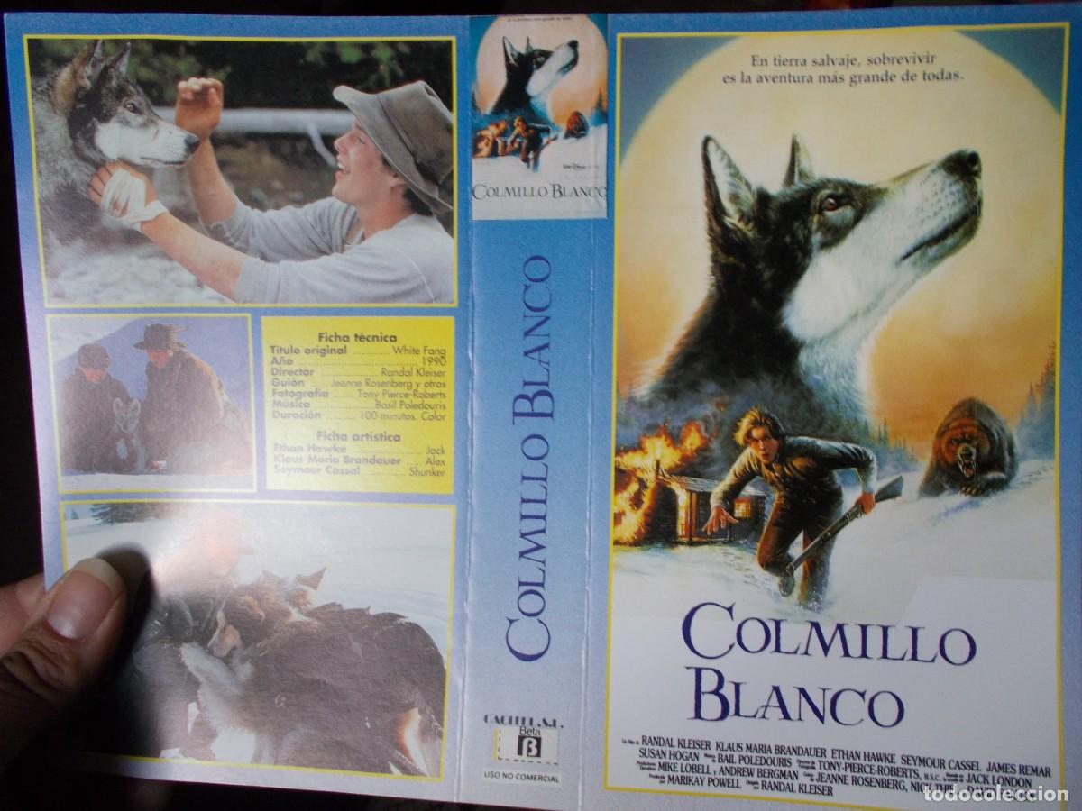 Cinema: COLMILLO BLANCO ,,,CARATULA ORIGINAL DE VIDEO ,,,SOLO CARATULA ,,,,