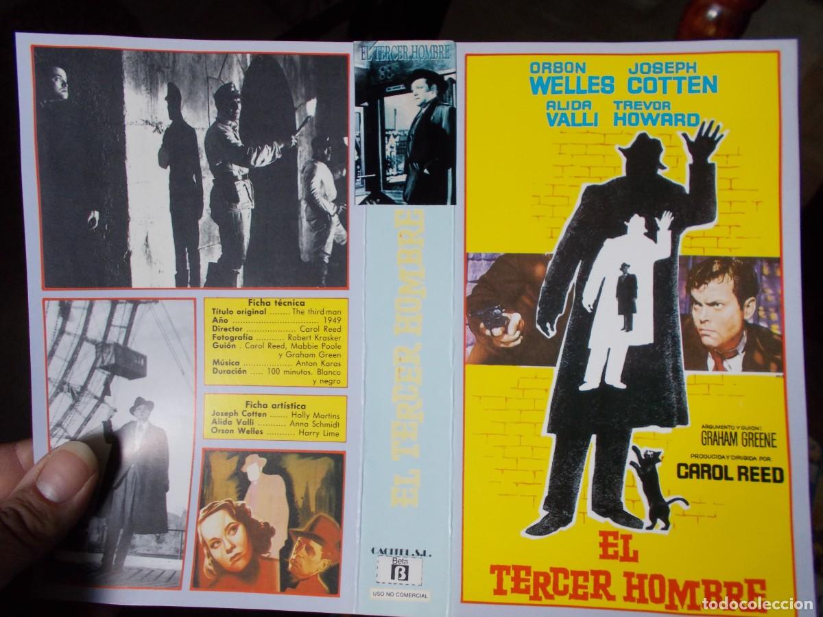 Cinema: EL TERCER HOMBRE ,,,CARATULA ORIGINAL DE VIDEO ,,,SOLO CARATULA ,,,,