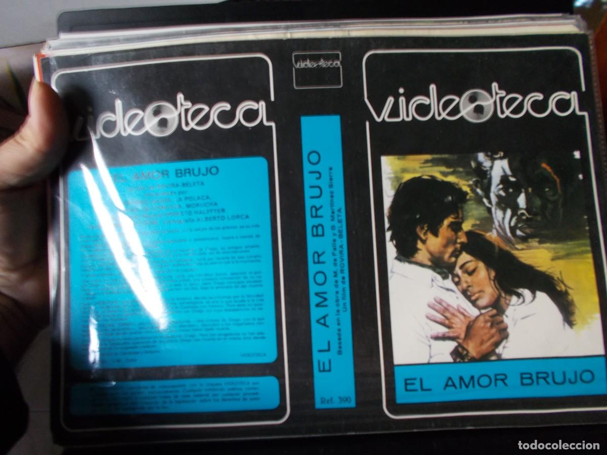 Cinema: EL AMOR BRUJO ,,,CARATULA ORIGINAL DE VIDEO ,,,SOLO CARATULA ,,,,