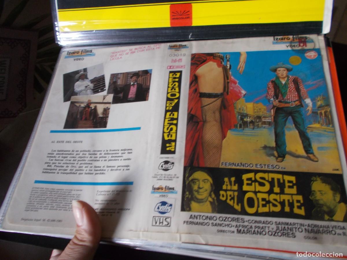 Cinema: AL ESTE DEL OESTE ,,,CARATULA ORIGINAL,,, SOLO CARATULA,,