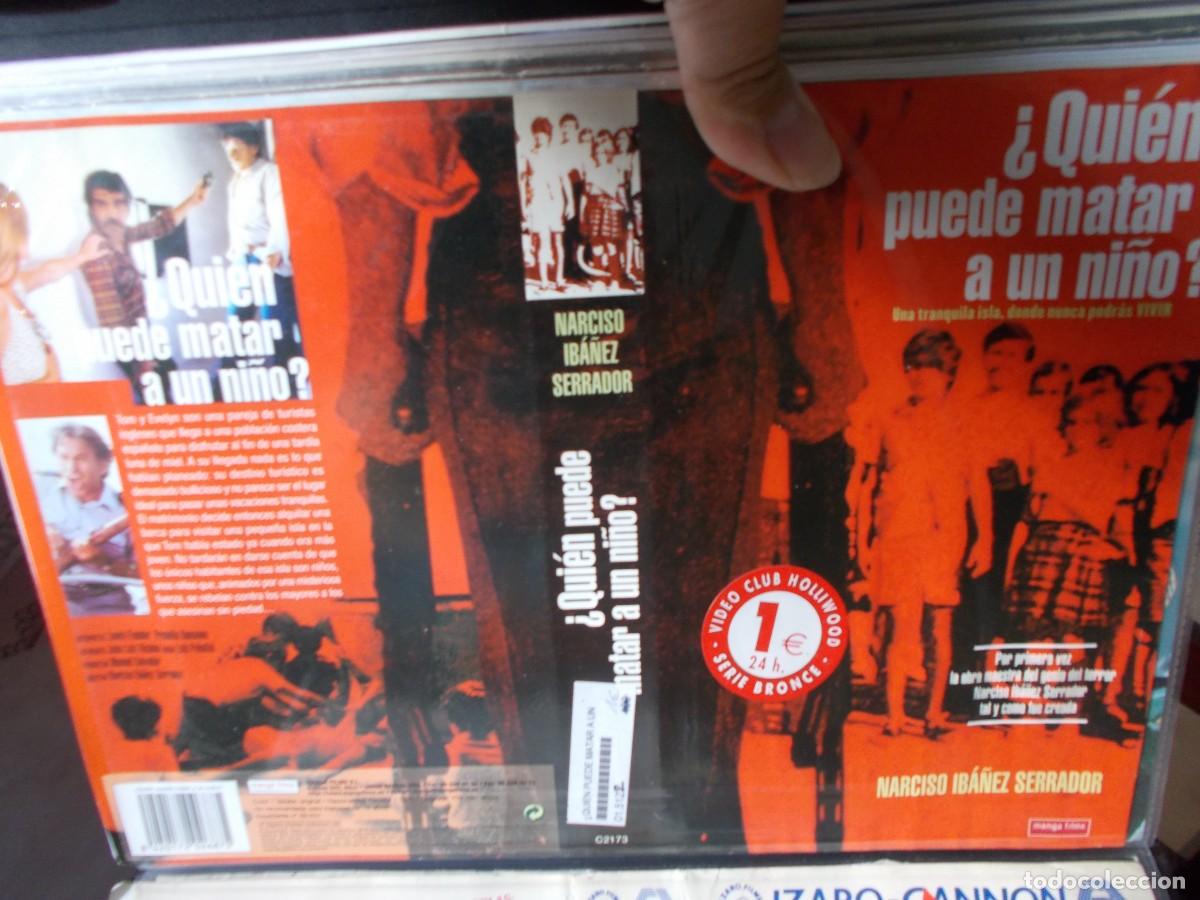 Cinema: QUIEN PUEDE MMATAR UN NI&Ntilde;O,,,CARATULA ORIGINAL,,, SOLO CARATULA,,