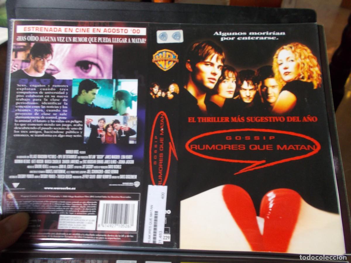 Cinema: RUMORES QUE MATAN,,,CARATULA ORIGINAL,,, SOLO CARATULA,,