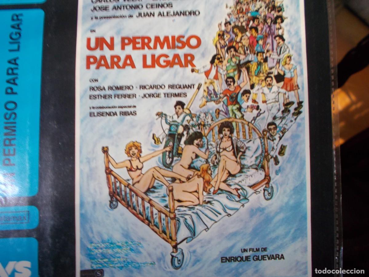 Cinema: UN PERMISO PARA LIGAR ,,,CARATULA ORIGINAL,,, SOLO CARATULA,,