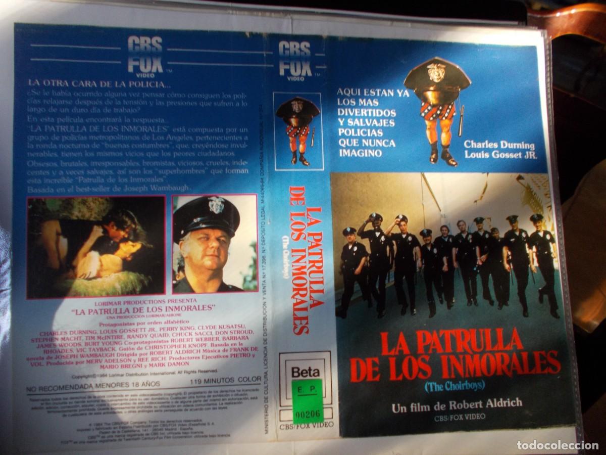 Cinema: LA PATRULLA DE LOS INMORALES ,,,CARATULA ORIGINAL,,, SOLO CARATULA,,