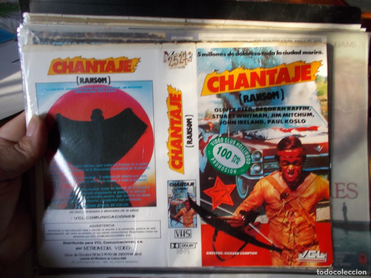 Cinema: CHANTAJE RANSOM,,,CARATULA ORIGINAL,,, SOLO CARATULA,,