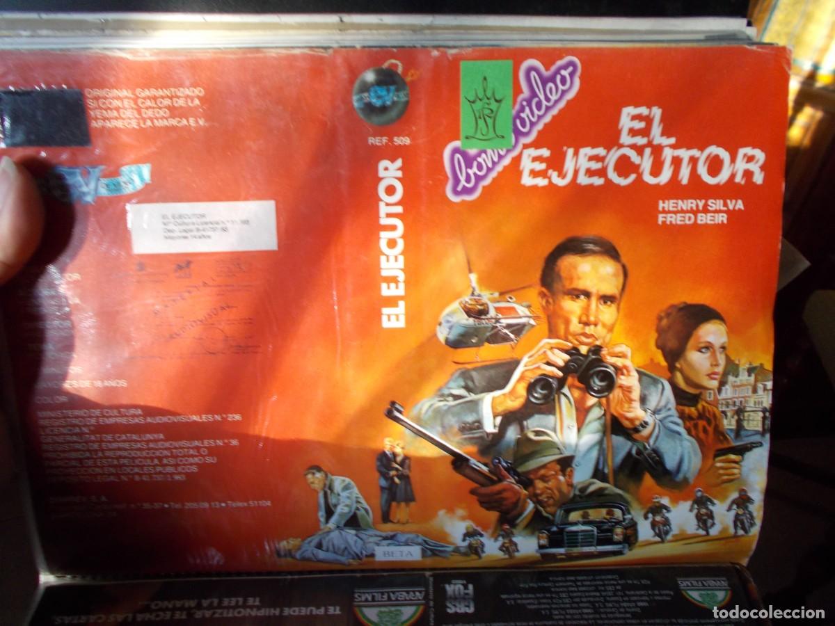 Cinema: EL EJECUTOR ,,,CARATULA ORIGINAL,,, SOLO CARATULA,,