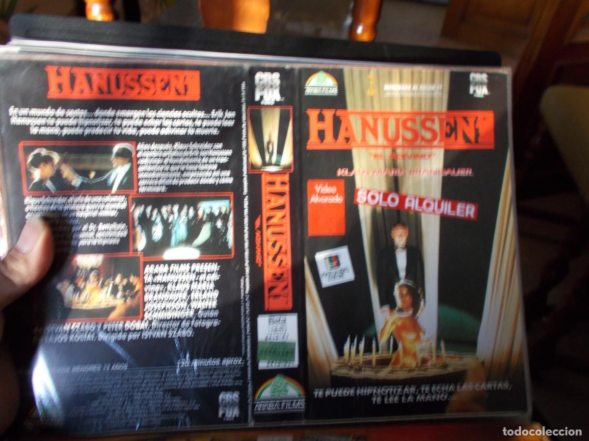 Cinema: HANUSSEN CAJA GRANDE ,,,CARATULA ORIGINAL,,, SOLO CARATULA,,