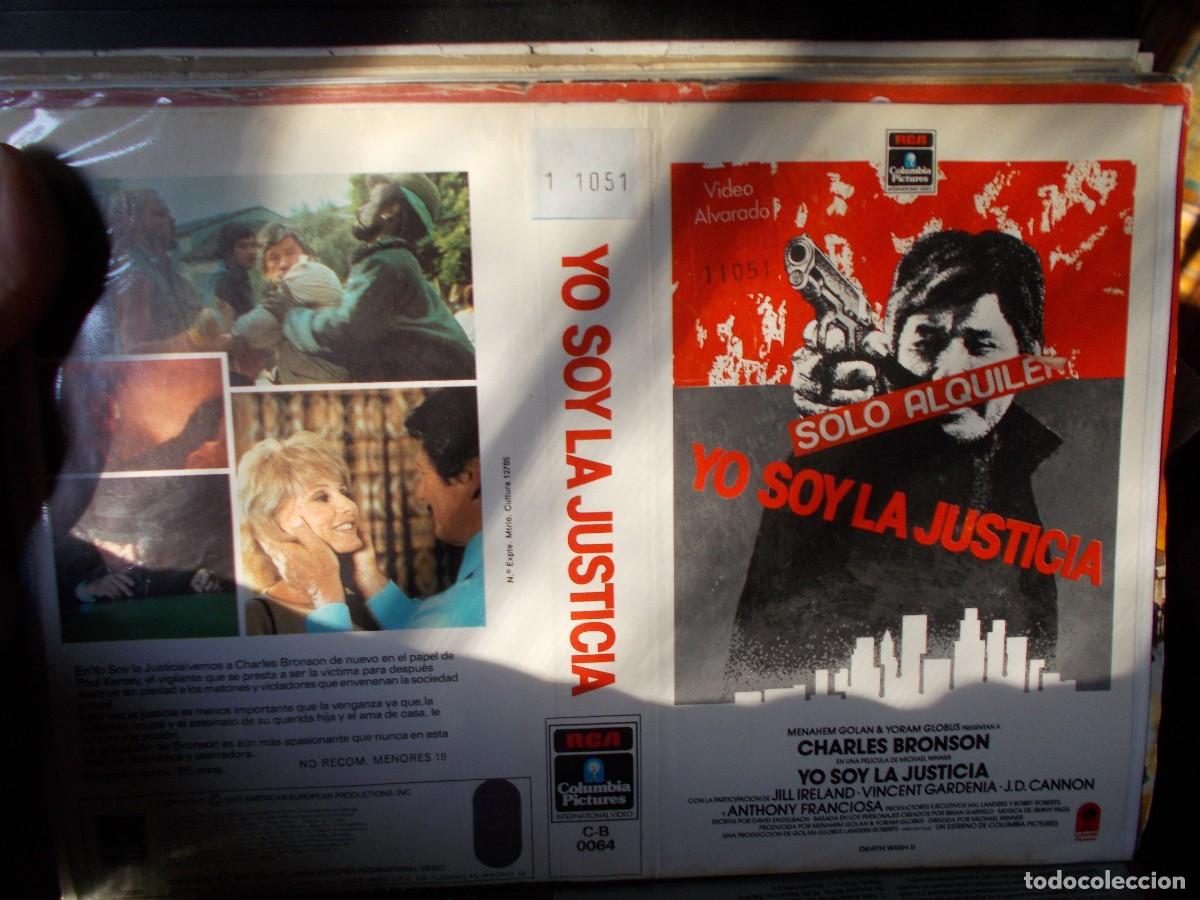Cinema: YO SOY LA JUSTICIA ,,,CARATULA ORIGINAL,,, SOLO CARATULA,,