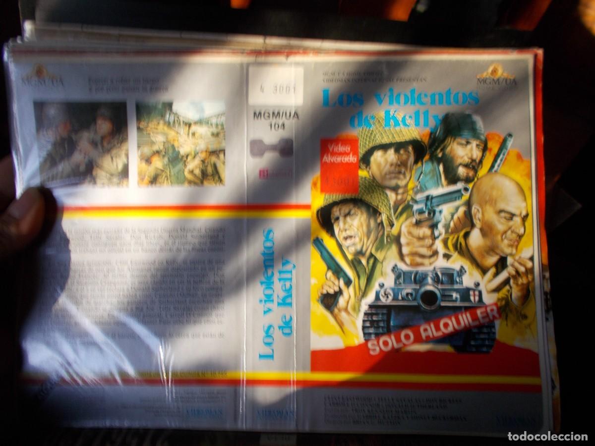 Cinema: LOS VIOLENTOS DE KELLY ,,,CARATULA ORIGINAL,,, SOLO CARATULA,,