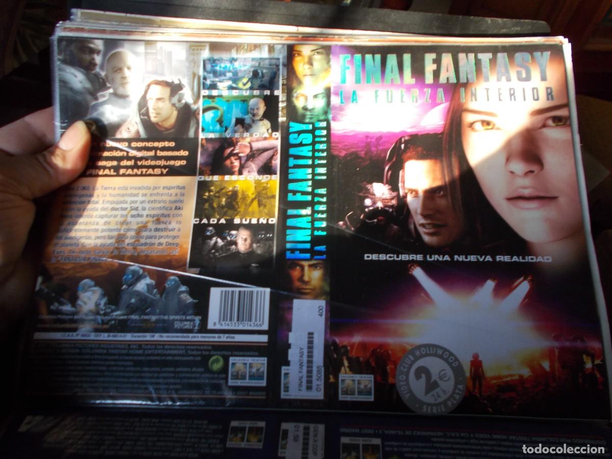 Cine: FINAL FANTASY LA FUERZA INTERIOR CAJA GRANDE ,,,CARATULA ORIGINAL,,, SOLO CARATULA,,