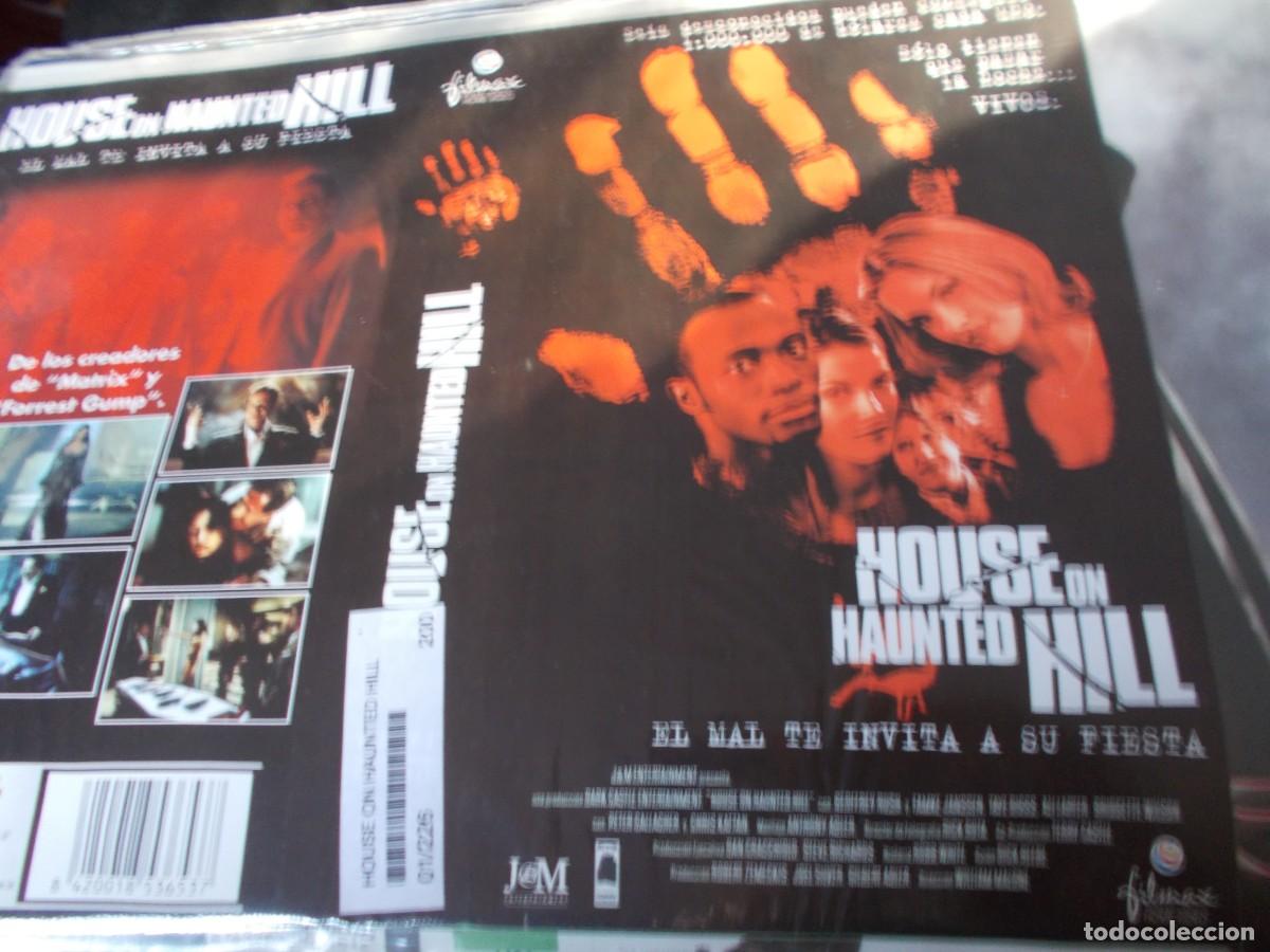 Cinema: HOUSE ON HAUNTED HILL,,,CARATULA ORIGINAL,,, SOLO CARATULA,,