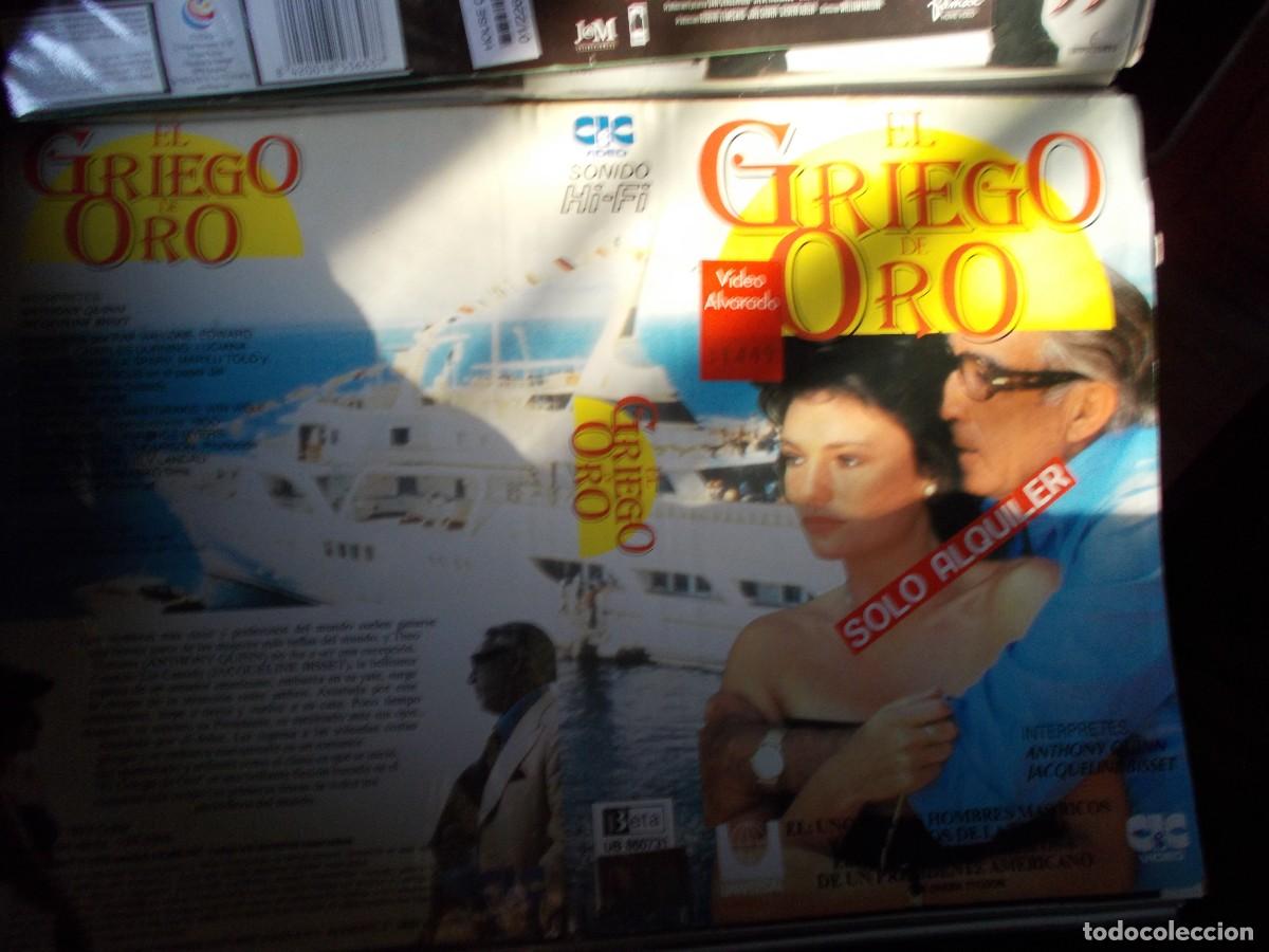 Cinema: EL GRIEGO DE ORO ,,,CARATULA ORIGINAL,,, SOLO CARATULA,,