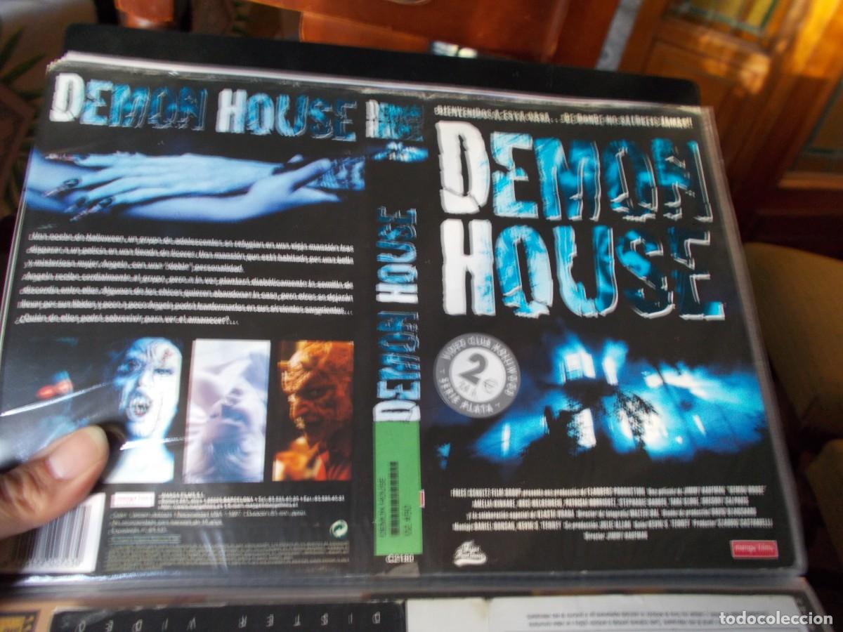 Cinema: DEMON HOUSE CAJA GRANDE ,,,CARATULA ORIGINAL,,, SOLO CARATULA,,