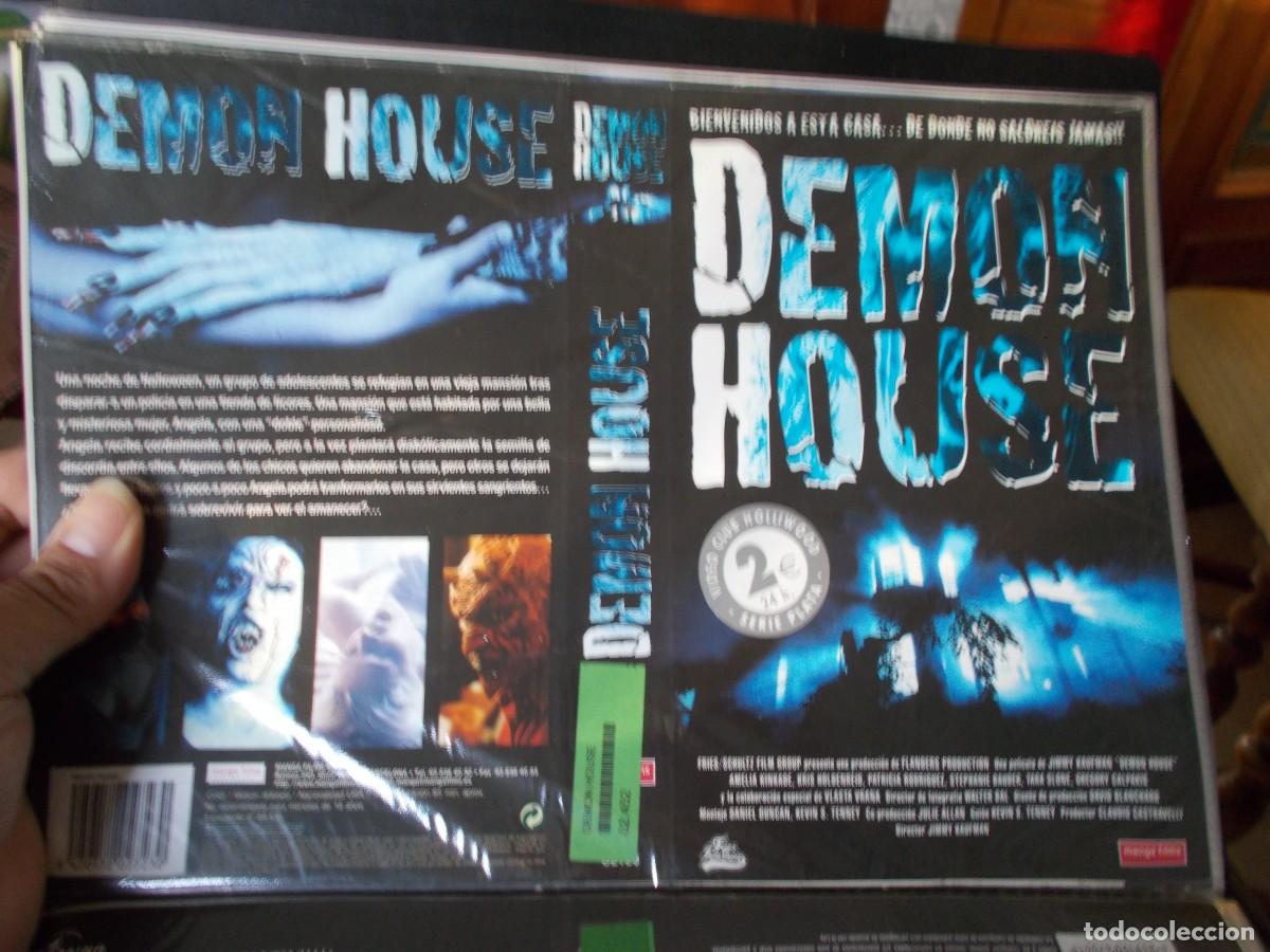 Cinema: DEMON HOUSE CAJA GRANDE ,,,CARATULA ORIGINAL,,, SOLO CARATULA,,