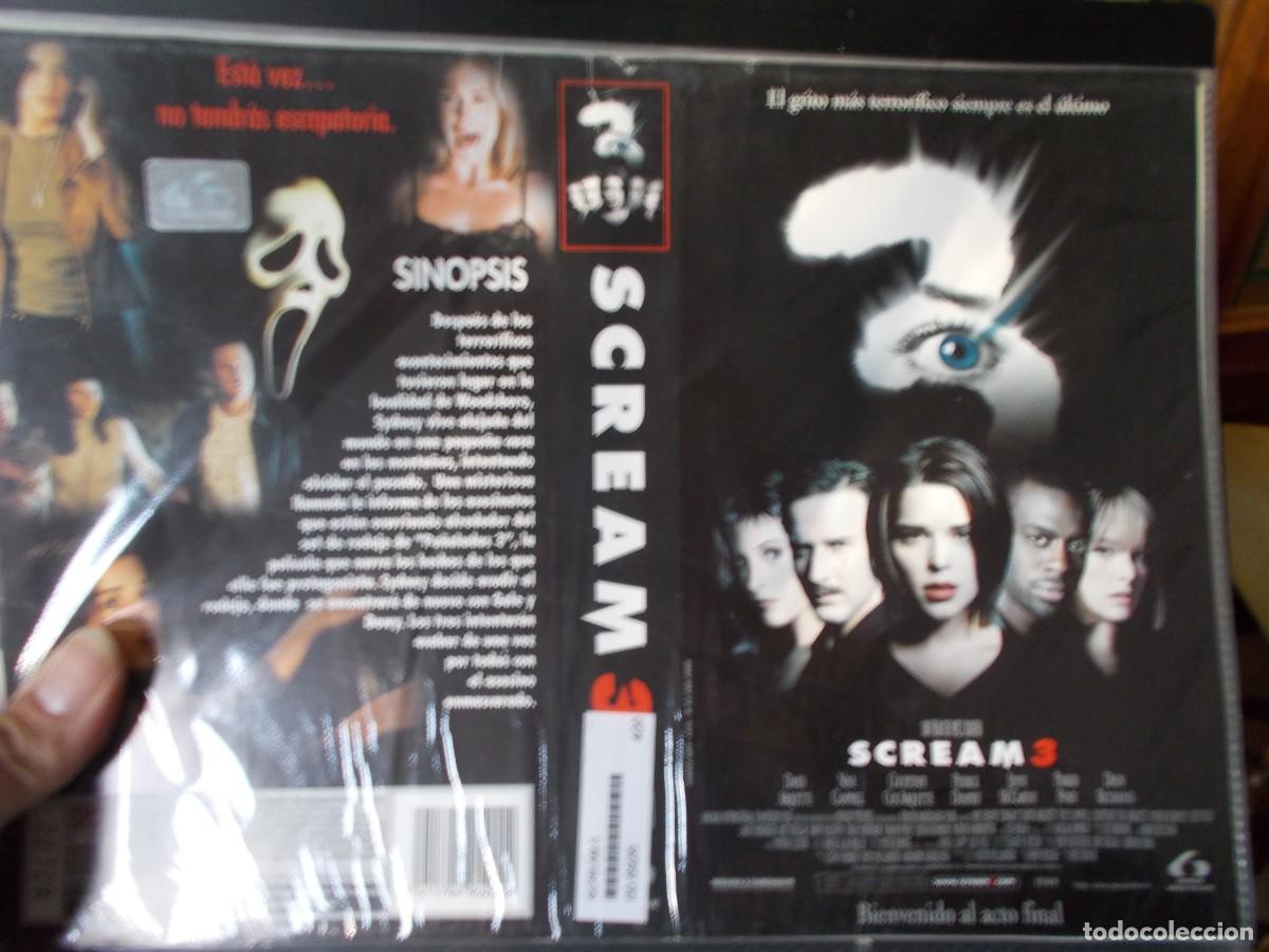 Cin&eacute;ma: SCREAM 3 ,,,CARATULA ORIGINAL,,, SOLO CARATULA,,