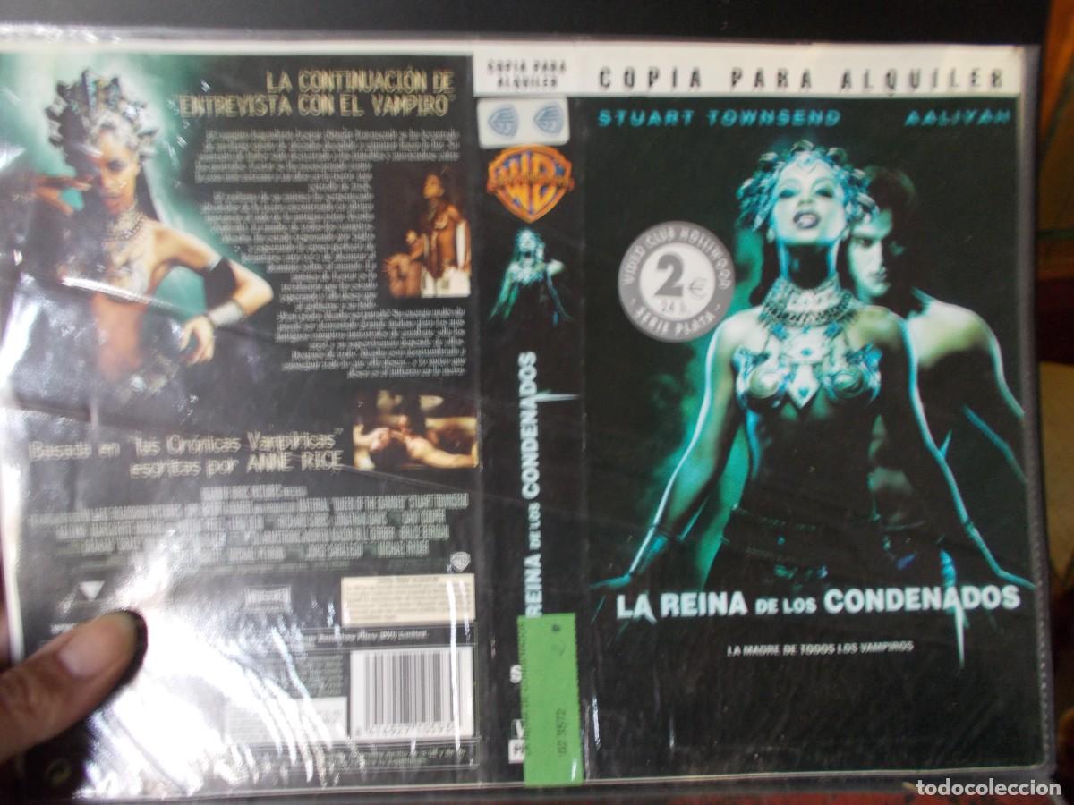 Cinema: LA REINA DE LOS CONDENADOS ,,,CARATULA ORIGINAL,,, SOLO CARATULA,,