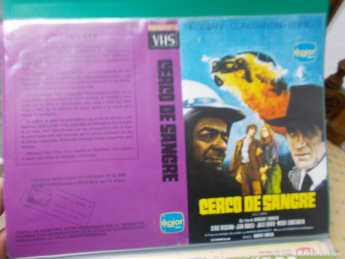 Cinema: CERCO DE SANGRE ,, ORIGINAL DE VIDEO CLUB,,,, SOLO CARATULA ,,,