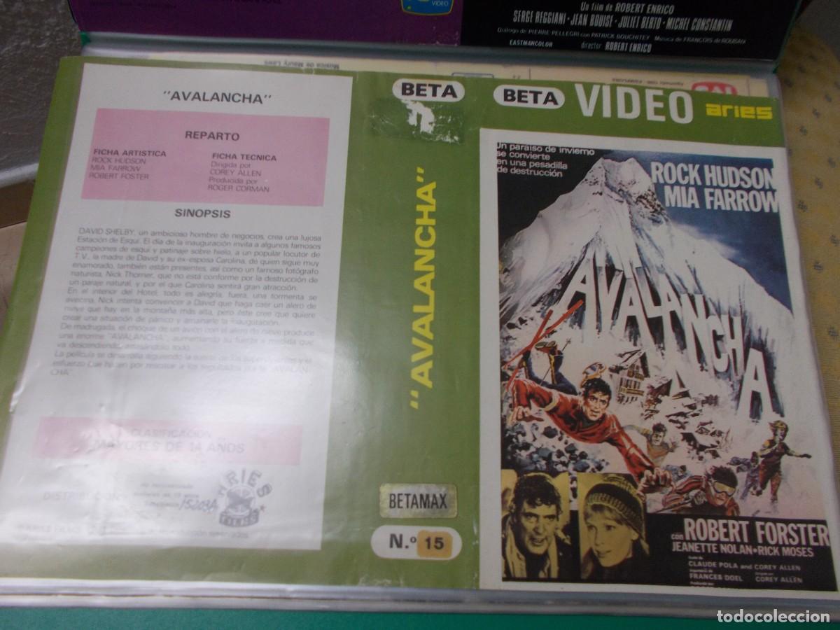 Kino: AVALASCHA ,, ORIGINAL DE VIDEO CLUB,,,, SOLO CARATULA ,,,